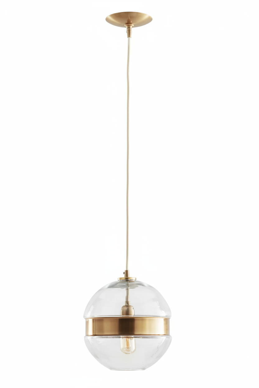 Arteriors Garrison 1 Light 9.5 inch Antique Brass Pendant Ceiling Light, Round