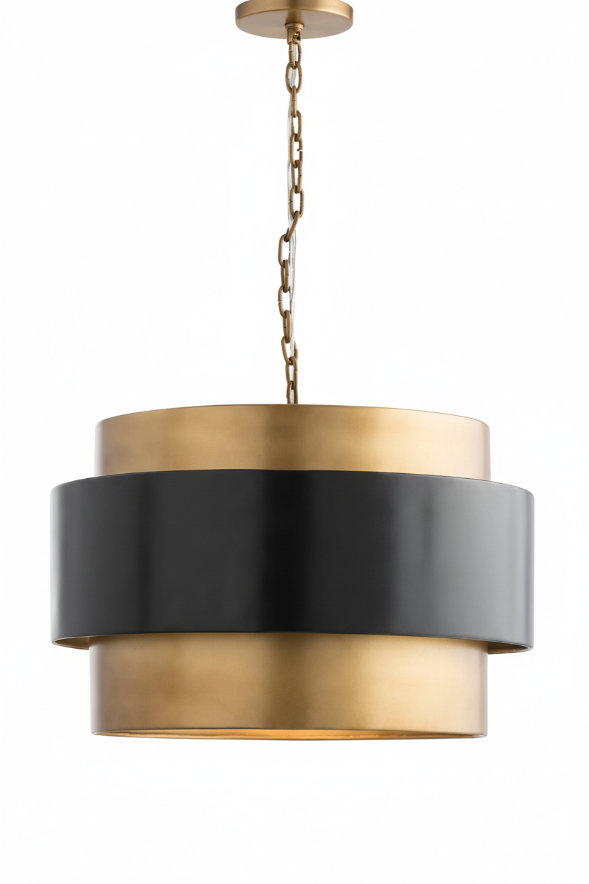 Arteriors Nolan Antique Brass Pendant Ceiling Light