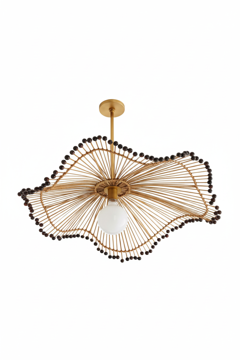 Arteriors Waverly 1 Light 35 inch Natural Pendant Ceiling Light