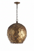 Arteriors Osgood 1 Light 14 inch Gold Leaf Pendant Ceiling Light