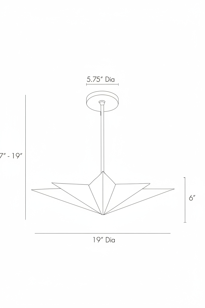 Arteriors Rex 4 Light 19 inch Antique Brass Pendant Ceiling Light