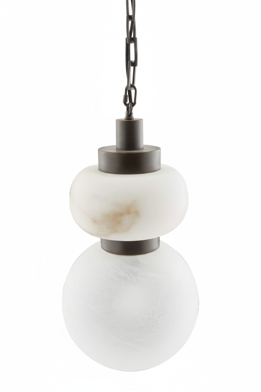 Arteriors Rosemont 1 Light 9 inch Matte Swirl Glass Pendant Ceiling Light