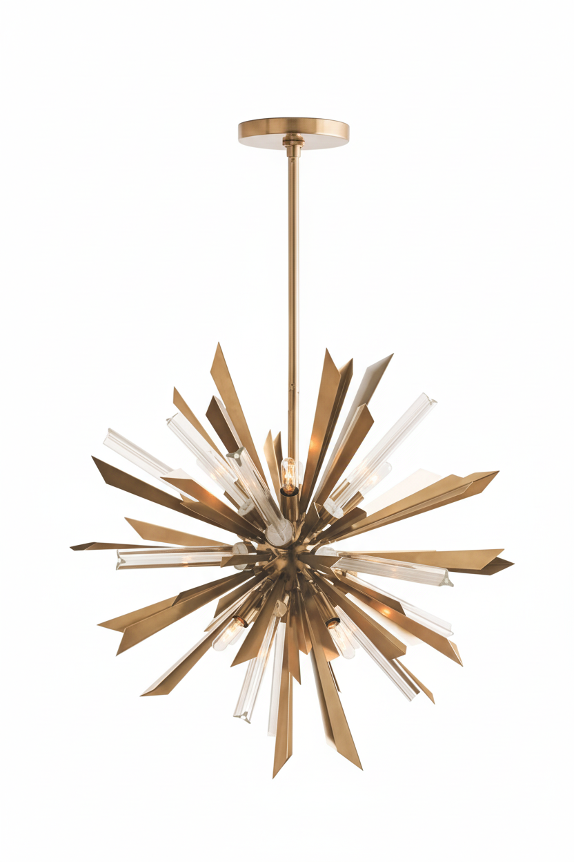 Arteriors Waldorf 8 Light 24 inch Antique Brass Chandelier Ceiling Light, Small,Round