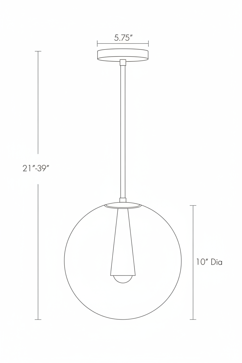 Arteriors Caviar 1 Light 10 inch Polished Nickel Pendant Ceiling Light, Adjustable Medium