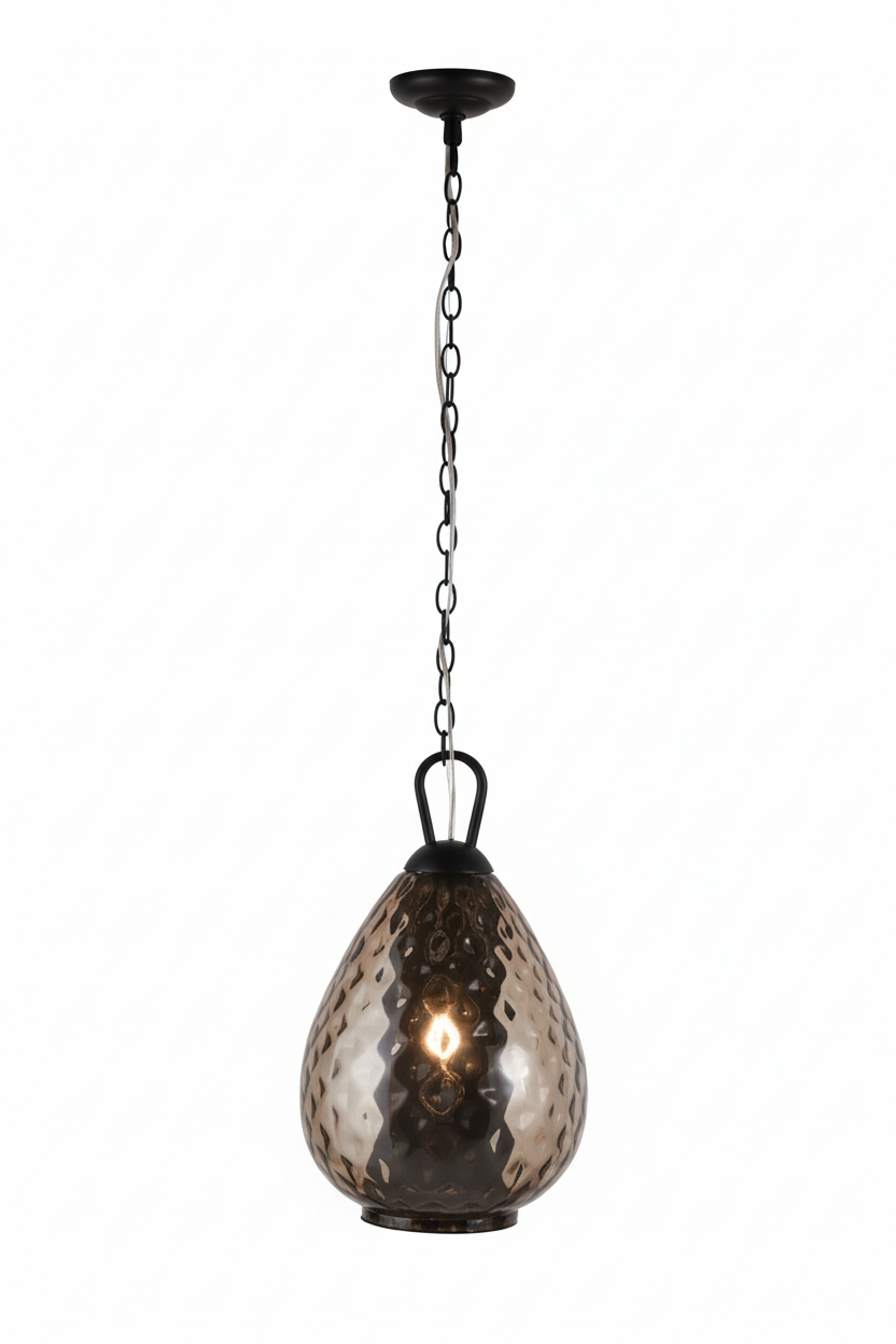 Arteriors Eureka 1 Light Smoke Pendant Ceiling Light